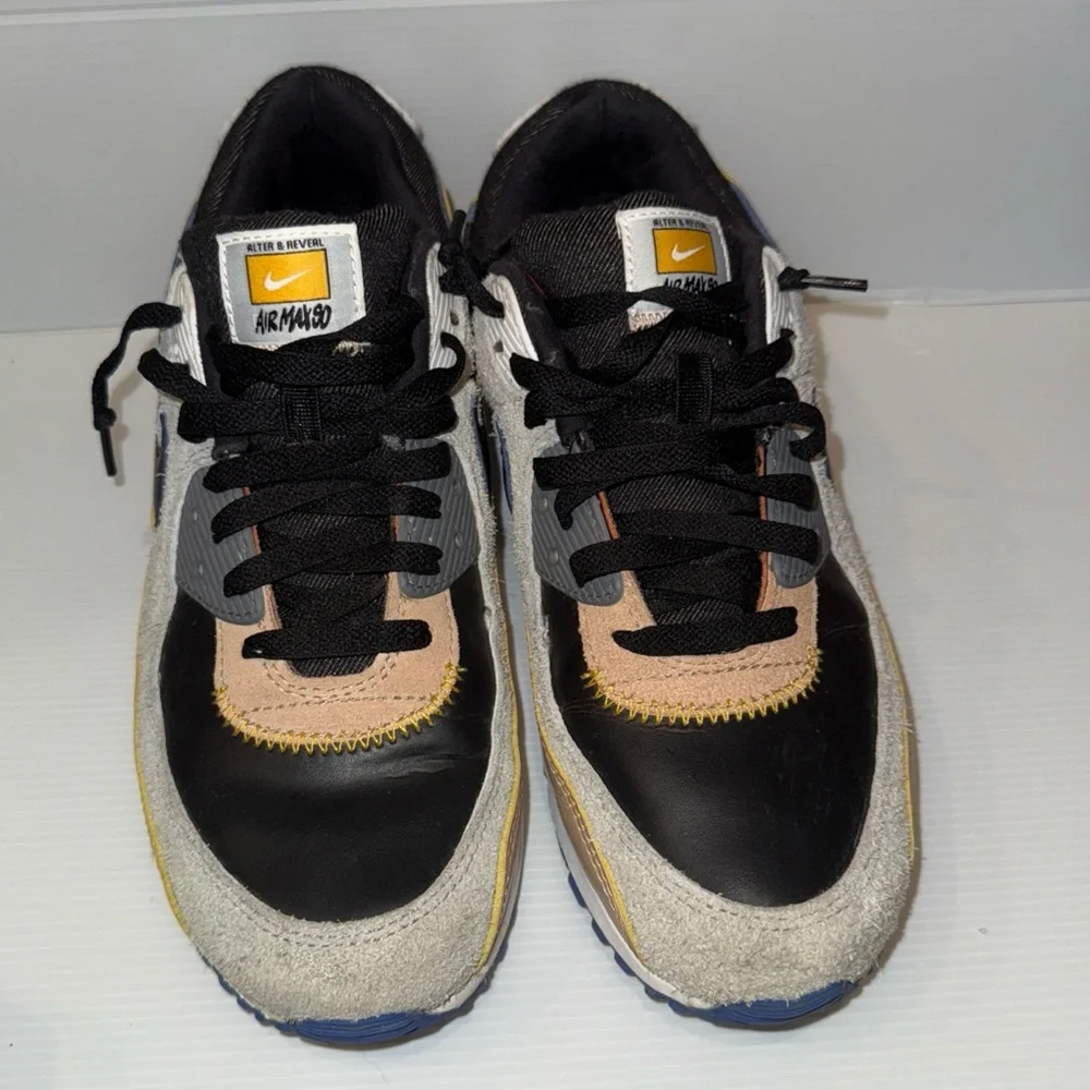 Nike Air Max 90 SE Fog Hemp Smoke Mens US Size10.5 UK9.5 EUR44 DO6108 001 - Picture 2 of 5